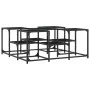 Mesa de centro madera de ingeniería negro 91x91x40 cm de , Mesas de centro - Ref: Foro24-839073, Precio: 57,93 €, Descuento: %