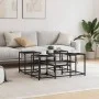 Mesa de centro madera de ingeniería negro 91x91x40 cm de , Mesas de centro - Ref: Foro24-839073, Precio: 57,93 €, Descuento: %