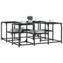 Mesa de centro madera de ingeniería negro 91x91x40 cm de , Mesas de centro - Ref: Foro24-839073, Precio: 57,93 €, Descuento: %