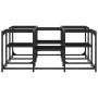 Mesa de centro madera de ingeniería negro 91x91x40 cm de , Mesas de centro - Ref: Foro24-839073, Precio: 57,93 €, Descuento: %