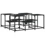 Mesa de centro madera de ingeniería negro 91x91x40 cm de , Mesas de centro - Ref: Foro24-839073, Precio: 57,93 €, Descuento: %
