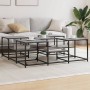 Mesa de centro madera de ingeniería gris Sonoma 121x121x40 cm by , Coffee table - Ref: Foro24-839071, Price: 72,72 €, Discoun...