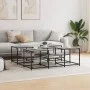 Mesa de centro madera de ingeniería gris Sonoma 121x121x40 cm de , Mesas de centro - Ref: Foro24-839071, Precio: 72,07 €, Des...