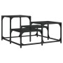 Mitteltisch aus schwarzem Ingenieurholz 68x68x40 cm von , Couchtisch - Ref: Foro24-837747, Preis: 36,80 €, Rabatt: %