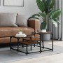 Mesa de centro madera de ingeniería roble marrón 68x68x40 cm de , Mesas de centro - Ref: Foro24-837751, Precio: 36,51 €, Desc...