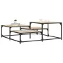 Mesa de centro madera de ingeniería roble Sonoma 107x107x40 cm by , Coffee table - Ref: Foro24-837753, Price: 49,76 €, Discou...