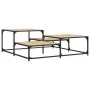 Mesa de centro madera de ingeniería roble Sonoma 107x107x40 cm by , Coffee table - Ref: Foro24-837753, Price: 49,76 €, Discou...