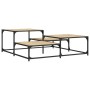 Mitteltisch aus Sonoma-Eichenfurnierholz 107x107x40 cm von , Couchtisch - Ref: Foro24-837753, Preis: 50,20 €, Rabatt: %