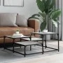 Mesa de centro madera de ingeniería gris Sonoma 87,5x87,5x40 cm de , Mesas de centro - Ref: Foro24-837745, Precio: 42,31 €, D...