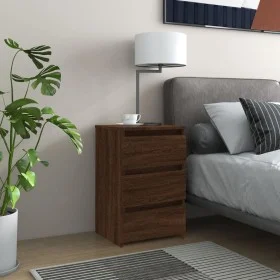 Mesitas de noche 2 uds contrachapado roble marrón 40x35x62,5 cm by , Nightstands - Ref: Foro24-815176, Price: 103,75 €, Disco...