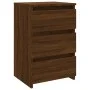 Mesitas de noche 2 uds contrachapado roble marrón 40x35x62,5 cm de , Mesitas de noche - Ref: Foro24-815176, Precio: 99,33 €, ...