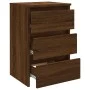 Mesitas de noche 2 uds contrachapado roble marrón 40x35x62,5 cm de , Mesitas de noche - Ref: Foro24-815176, Precio: 99,33 €, ...