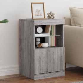 Sideboard mit LED-Lichtern in Sonoma-Grau 41x37x67 cm von , Sideboards - Ref: Foro24-836684, Preis: 57,62 €, Rabatt: %