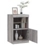 Aparador con luces LED gris Sonoma 41x37x67 cm by , Sideboards - Ref: Foro24-836684, Price: 57,54 €, Discount: %