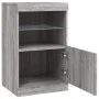 Sideboard mit LED-Lichtern in Sonoma-Grau 41x37x67 cm von , Sideboards - Ref: Foro24-836684, Preis: 55,77 €, Rabatt: %