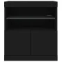 Aparador con luces LED negro 60x37x67 cm by , Sideboards - Ref: Foro24-836652, Price: 70,69 €, Discount: %