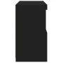 Aparador con luces LED negro 60x37x67 cm by , Sideboards - Ref: Foro24-836652, Price: 70,69 €, Discount: %