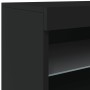 Aparador con luces LED negro 60x37x67 cm de , Aparadores - Ref: Foro24-836652, Precio: 74,35 €, Descuento: %