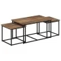 Mesas de centro apilables 3 unidades madera maciza de teca by , Coffee table - Ref: Foro24-358535, Price: 154,67 €, Discount: %