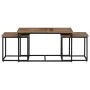 Mesas de centro apilables 3 unidades madera maciza de teca by , Coffee table - Ref: Foro24-358535, Price: 154,67 €, Discount: %