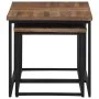 Mesas de centro apilables 3 unidades madera maciza de teca by , Coffee table - Ref: Foro24-358535, Price: 154,67 €, Discount: %