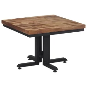 Massiver recycelter Teakholz-Couchtisch 55x55x40 cm von , Küchen- und Esstische - Ref: Foro24-358516, Preis: 84,69 €, Rabatt: %