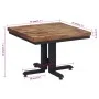 Massiver recycelter Teakholz-Couchtisch 55x55x40 cm von , Küchen- und Esstische - Ref: Foro24-358516, Preis: 84,69 €, Rabatt: %