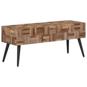 Solid recycled teak bench 110x35x45 cm by , Banks - Ref: Foro24-358523, Price: 99,73 €, Discount: %