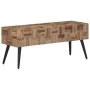 Solid recycled teak bench 110x35x45 cm by , Banks - Ref: Foro24-358523, Price: 99,73 €, Discount: %