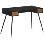 Massiver Schreibtisch aus recyceltem Teakholz, 117x56,5x75 cm. von , Schreibtische - Ref: Foro24-358528, Preis: 178,12 €, Rab...