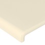 Cabeceros 2 unidades cuero sintético color crema 80x5x78/88cm