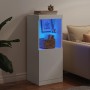 Aparador con luces LED blanco 41x37x100 cm by , Sideboards - Ref: Foro24-836686, Price: 72,22 €, Discount: %