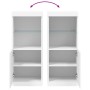 Aparador con luces LED blanco 41x37x100 cm by , Sideboards - Ref: Foro24-836686, Price: 72,22 €, Discount: %