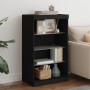 Schwarzer Schrank mit LED-Lichtern 60,5x37x100 cm von , Sideboards - Ref: Foro24-836708, Preis: 74,34 €, Rabatt: %
