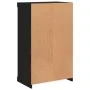 Aparador con luces LED negro 60,5x37x100 cm by , Sideboards - Ref: Foro24-836708, Price: 75,55 €, Discount: %