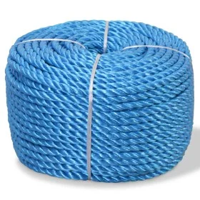 Twisted polypropylene rope 14 mm 250 m blue by vidaXL, Ropes and metal cords - Ref: Foro24-143849, Price: 141,40 €, Discount: %
