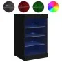 Aparador con luces LED negro 41x37x67 cm by , Sideboards - Ref: Foro24-836722, Price: 71,86 €, Discount: %