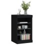 Schwarzer Schrank mit LED-Lichtern 41x37x67 cm von , Sideboards - Ref: Foro24-836722, Preis: 70,48 €, Rabatt: %