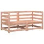 Sofás esquineros jardín 2 uds madera maciza Douglas 70x70x67cm by , Modular outdoor sofas - Ref: Foro24-837912, Price: 123,65...