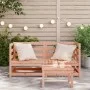Sofás esquineros jardín 2 uds madera maciza Douglas 70x70x67cm by , Modular outdoor sofas - Ref: Foro24-837912, Price: 123,65...