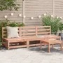 Sofás jardín sin reposabrazos 3 uds madera Douglas 70x70x67 cm by , Modular outdoor sofas - Ref: Foro24-837933, Price: 131,48...