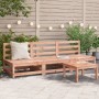 Sofás jardín sin reposabrazos 3 uds madera Douglas 70x70x67 cm by , Modular outdoor sofas - Ref: Foro24-837933, Price: 132,87...