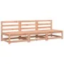 Sofás jardín sin reposabrazos 3 uds madera Douglas 70x70x67 cm by , Modular outdoor sofas - Ref: Foro24-837933, Price: 131,48...