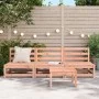 Sofás jardín sin reposabrazos 3 uds madera Douglas 70x70x67 cm by , Modular outdoor sofas - Ref: Foro24-837933, Price: 131,48...