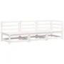 Dreisitziges Massivholz-Gartensofa aus weißer Kiefer von , Modulare Sofas für den Außenbereich - Ref: Foro24-837950, Preis: 1...