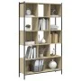 Estantería madera de ingeniería roble Sonoma 102x28x172 cm de , Librerías y estanterías - Ref: Foro24-3213658, Precio: 135,65...
