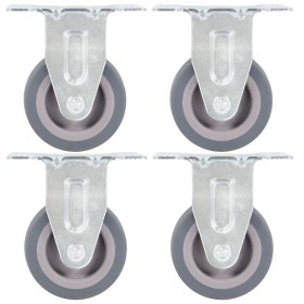 Feste Räder 4 Einheiten 50 mm von vidaXL, Materialhandhabung - Ref: Foro24-143416, Preis: 16,92 €, Rabatt: %