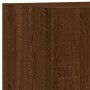 Muebles de TV de pared con luces LED 4 piezas marrón roble de , Muebles TV - Ref: Foro24-3216582, Precio: 149,48 €, Descuento: %