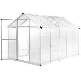 Invernadero de aluminio 302x190x195 cm 11,19 m³ de vidaXL, Invernaderos - Ref: Foro24-45215, Precio: 580,47 €, Descuento: %