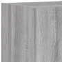 Wand-TV-Möbel mit LED-Lichtern, 3-teilig, in Sonoma-Grau. von , TV-Möbel - Ref: Foro24-3216879, Preis: 177,27 €, Rabatt: %